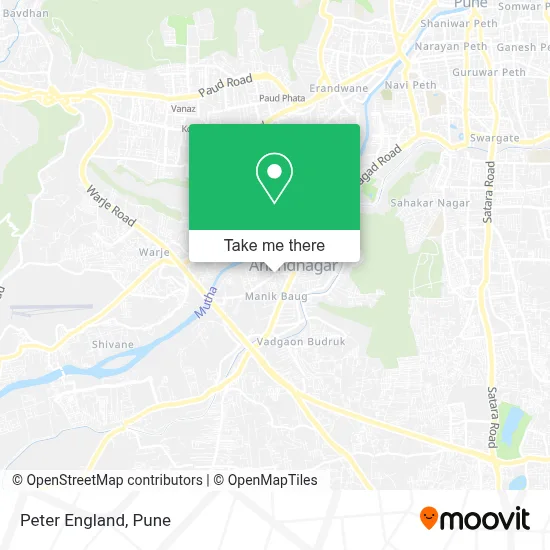Peter England map