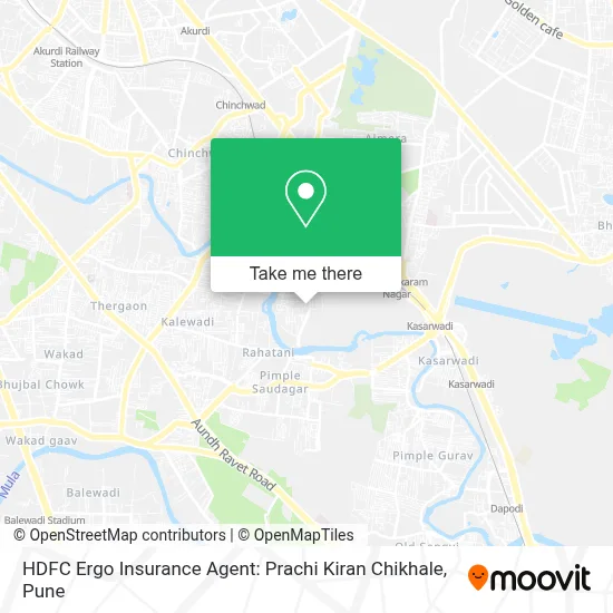 HDFC Ergo Insurance Agent: Prachi Kiran Chikhale map