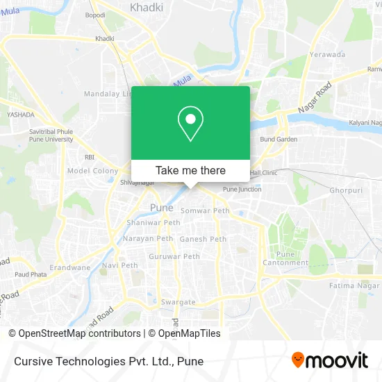 Cursive Technologies Pvt. Ltd. map