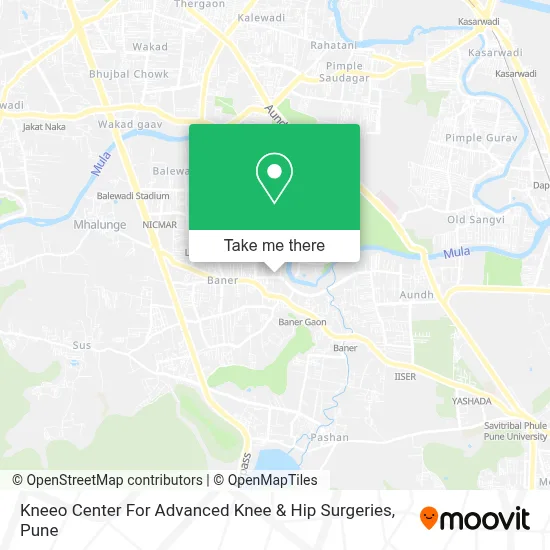 Kneeo Center For Advanced Knee & Hip Surgeries map