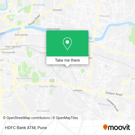 HDFC Bank Atm map