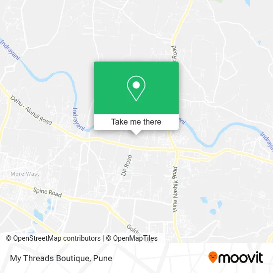 My Threads Boutique map
