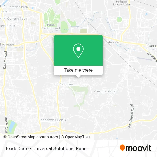 Exide Care - Universal Solutions map