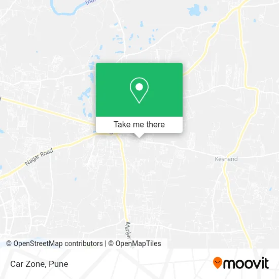 Car Zone map