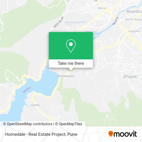 Homedale - Real Estate Project map