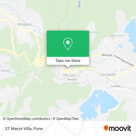 ST Marys Villa map