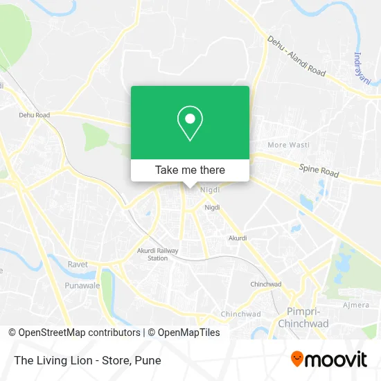 The Living Lion - Store map