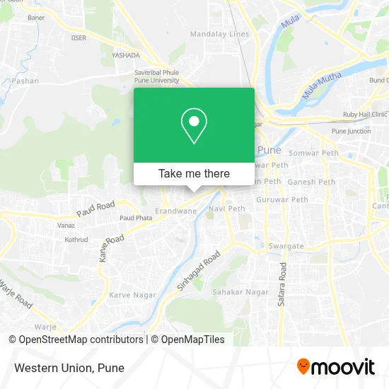 Western Union map