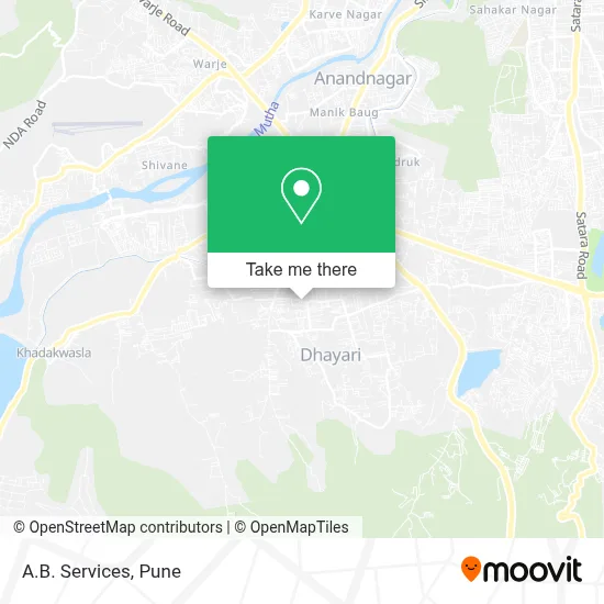 A.B. Services map