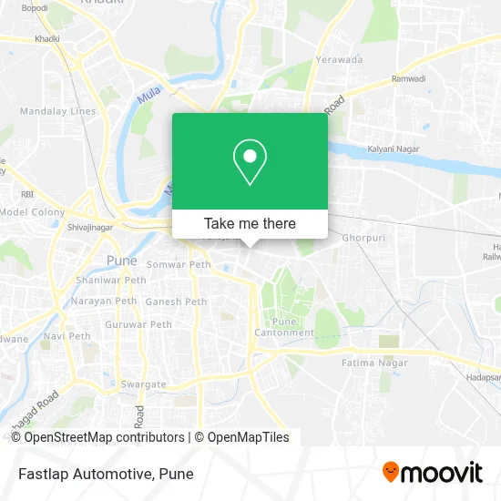 Fastlap Automotive map