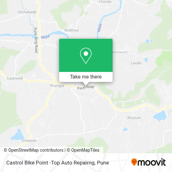 Castrol Bike Point -Top Auto Repairng map