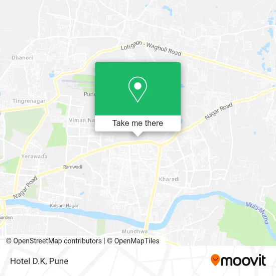 Hotel D.K map
