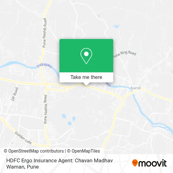 HDFC Ergo Insurance Agent: Chavan Madhav Waman map