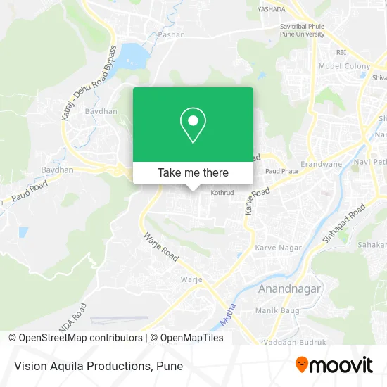 Vision Aquila Productions map