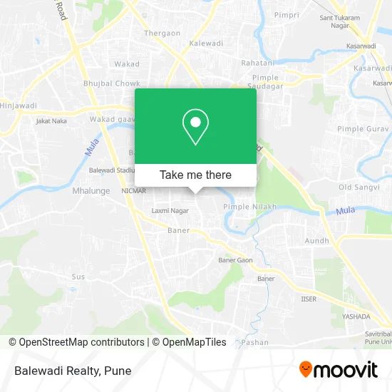 Balewadi Realty map