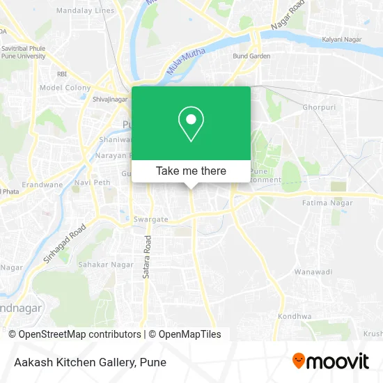 Aakash Kitchen Gallery map