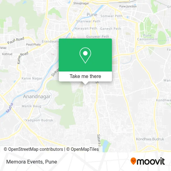 Memora Events map