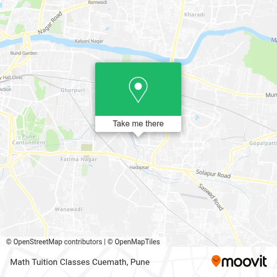 Math Tuition Classes Cuemath map