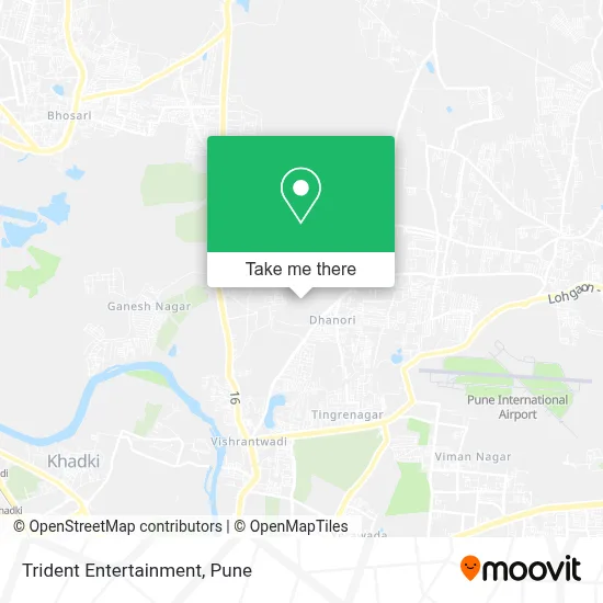 Trident Entertainment map