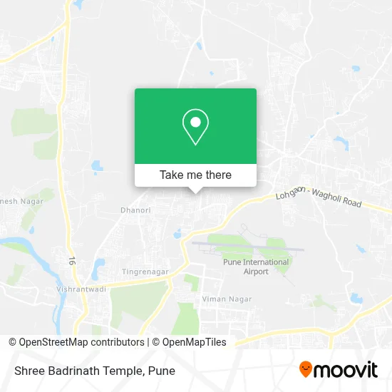 Shree Badrinath Temple map