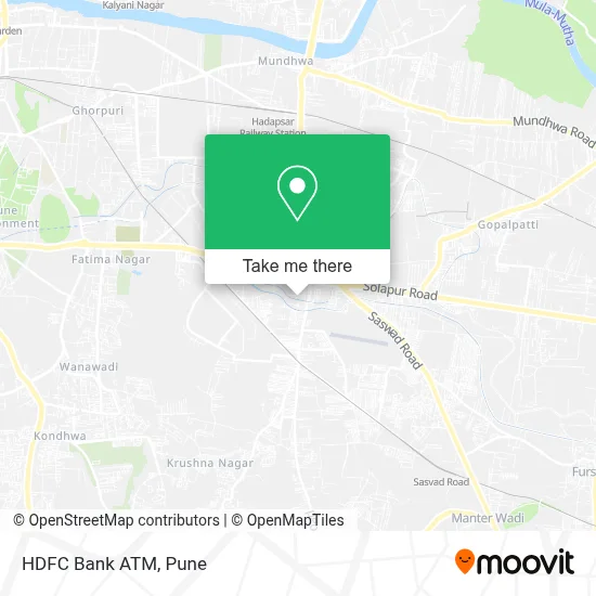 HDFC Bank Atm map
