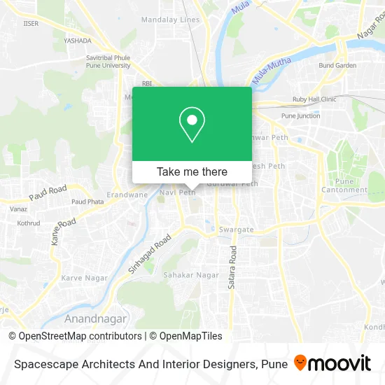 Spacescape Architects And Interior Designers map