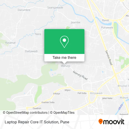 Laptop Repair Core IT Solution map