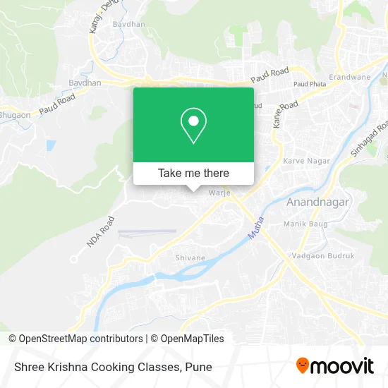 Shree Krishna Cooking Classes map