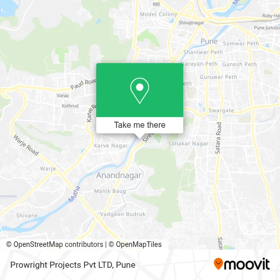 Prowright Projects Pvt LTD map