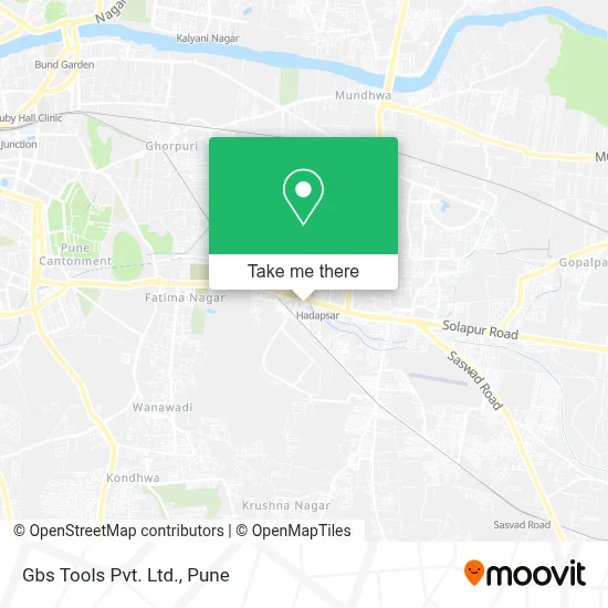 Gbs Tools Pvt. Ltd. map