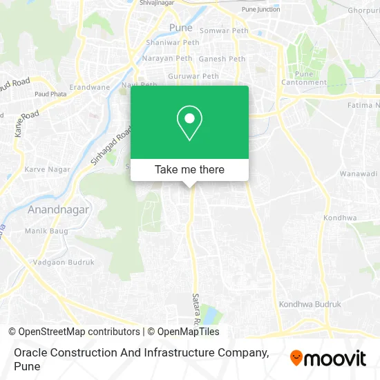 Oracle Construction And Infrastructure Company map
