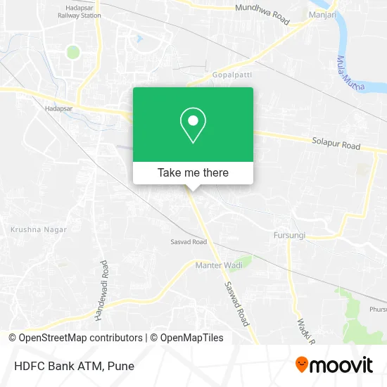 HDFC Bank Atm map