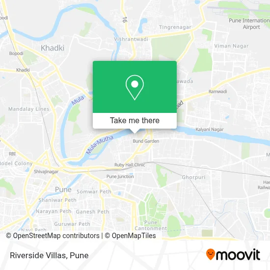 Riverside Villas map