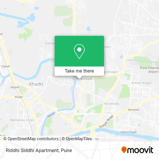 Riddhi Siddhi Apartment map
