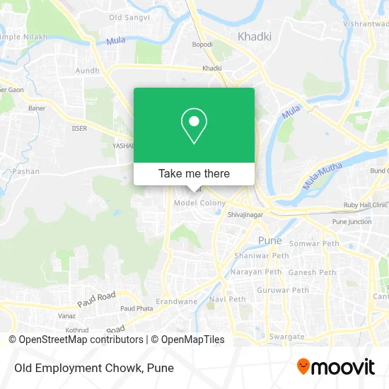 Old Employment Chowk map