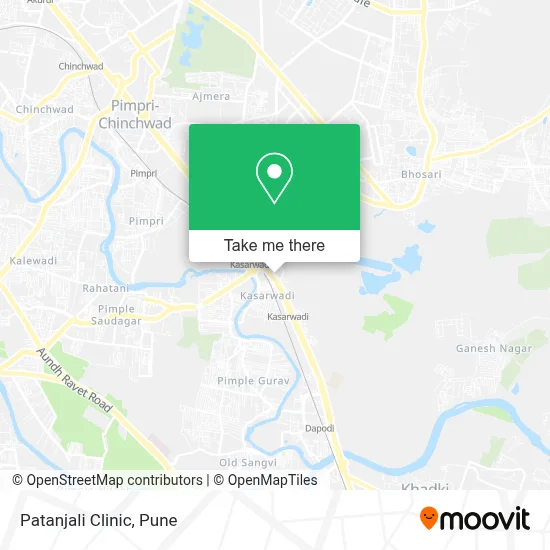 Patanjali Chikitsalay map