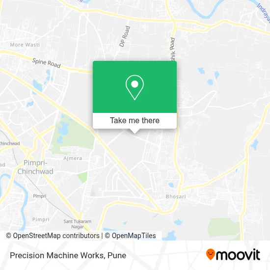 Precision Machine Works map