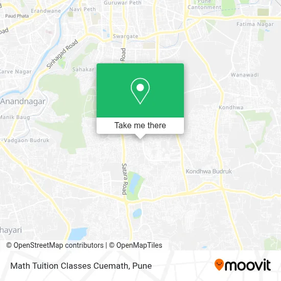 Math Tuition Classes Cuemath map
