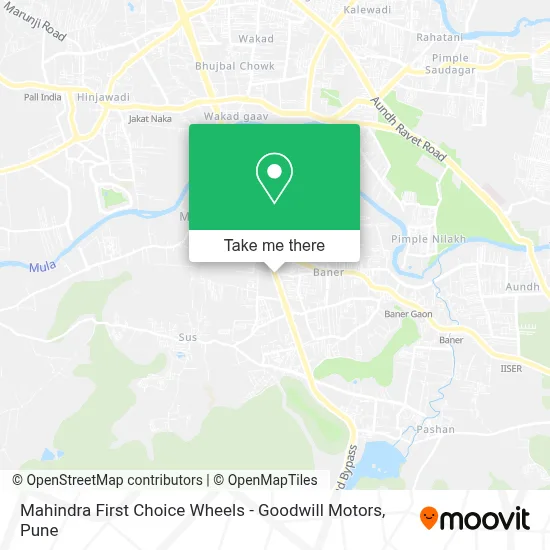 Mahindra First Choice Wheels - Goodwill Motors map