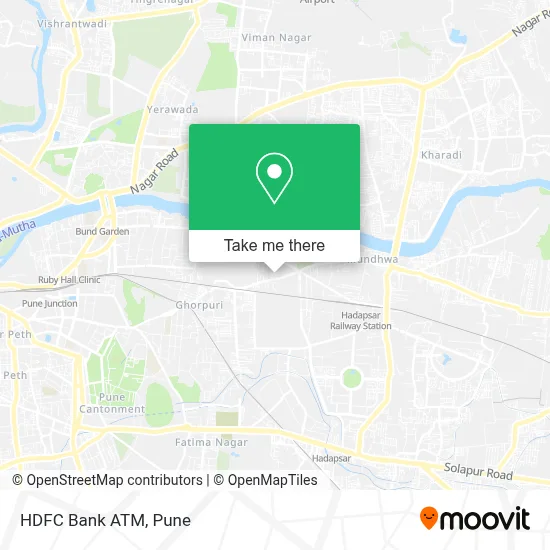 HDFC Bank Atm map