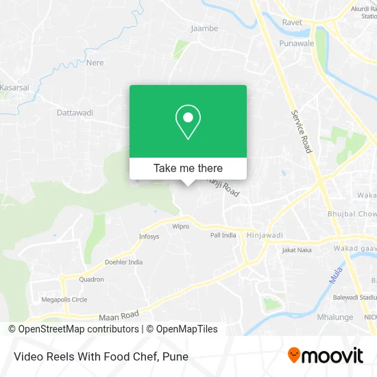 Video Reels With Food Chef map