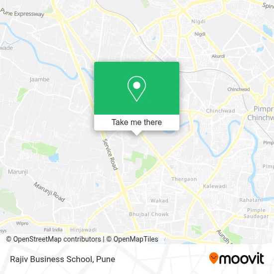 Rajiv Business School map