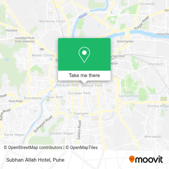 Subhan Allah Hotel map