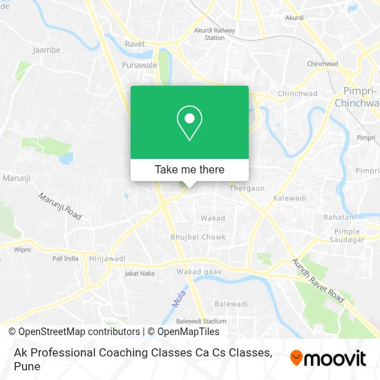 Ak Professional Coaching Classes Ca Cs Classes map