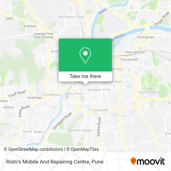 Rishi's Mobile And Repairing Centre map