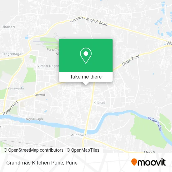 Grandmas Kitchen Pune map