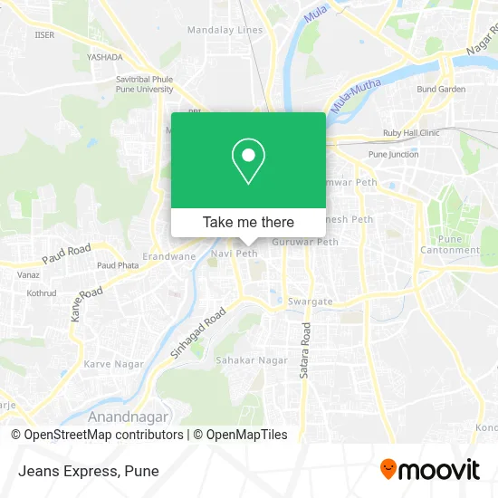 Jeans Express map