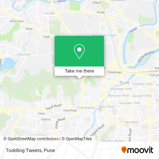 Toddling Tweets map