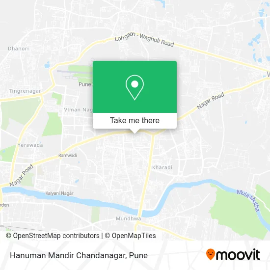 Hanuman Mandir Chandanagar map