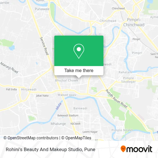 Rohini's Beauty And Makeup Studio map